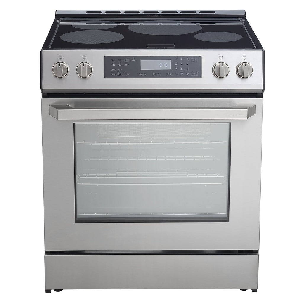 Rangaire 30" Induction Range Self-cleaning Air Fry True Convection Oven Slide-in Stainless Steel RRI303GS