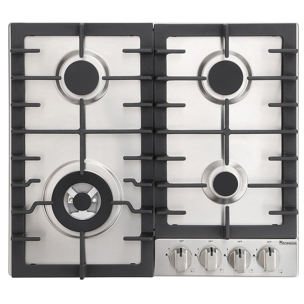 Rangaire 24" Gas Cooktop 4 Burners Stainless Steel RCG241S