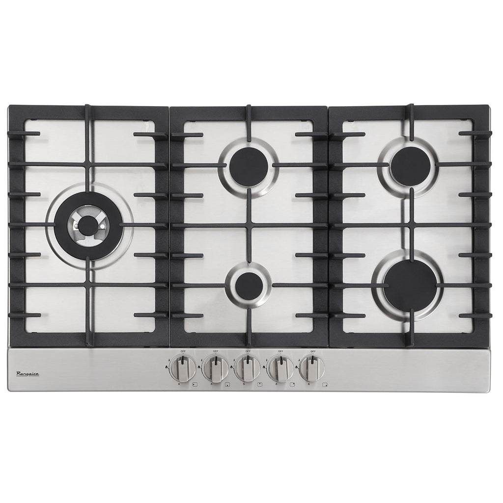 Rangaire 34" Gas Cooktop 5 Burners Stainless Steel RCG341S