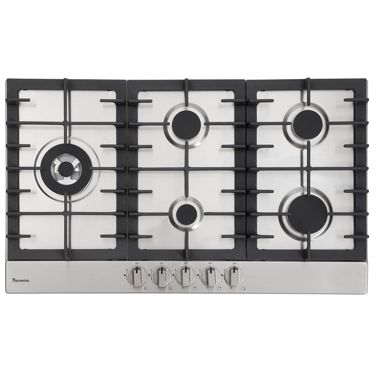 Rangaire 34" Gas Cooktop 5 Burners Stainless Steel RCG341S