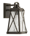 Creighton 1-Light 12"h Small Outdoor Wall-Lantern  Antique Bronze Finish by Progress