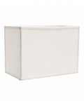 7"W x 9"H Rectangular Drum Lampshade White