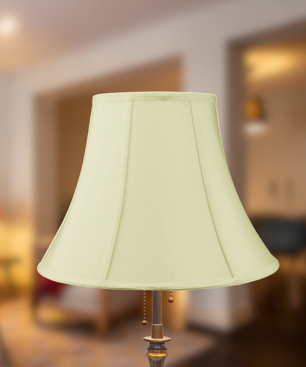 16"W x 12"H Egg Shell Shantung Bell Lampshade