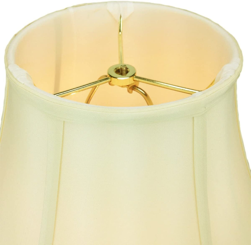 17"W x 12"H Egg Shell Shantung Bell Lamp Shade