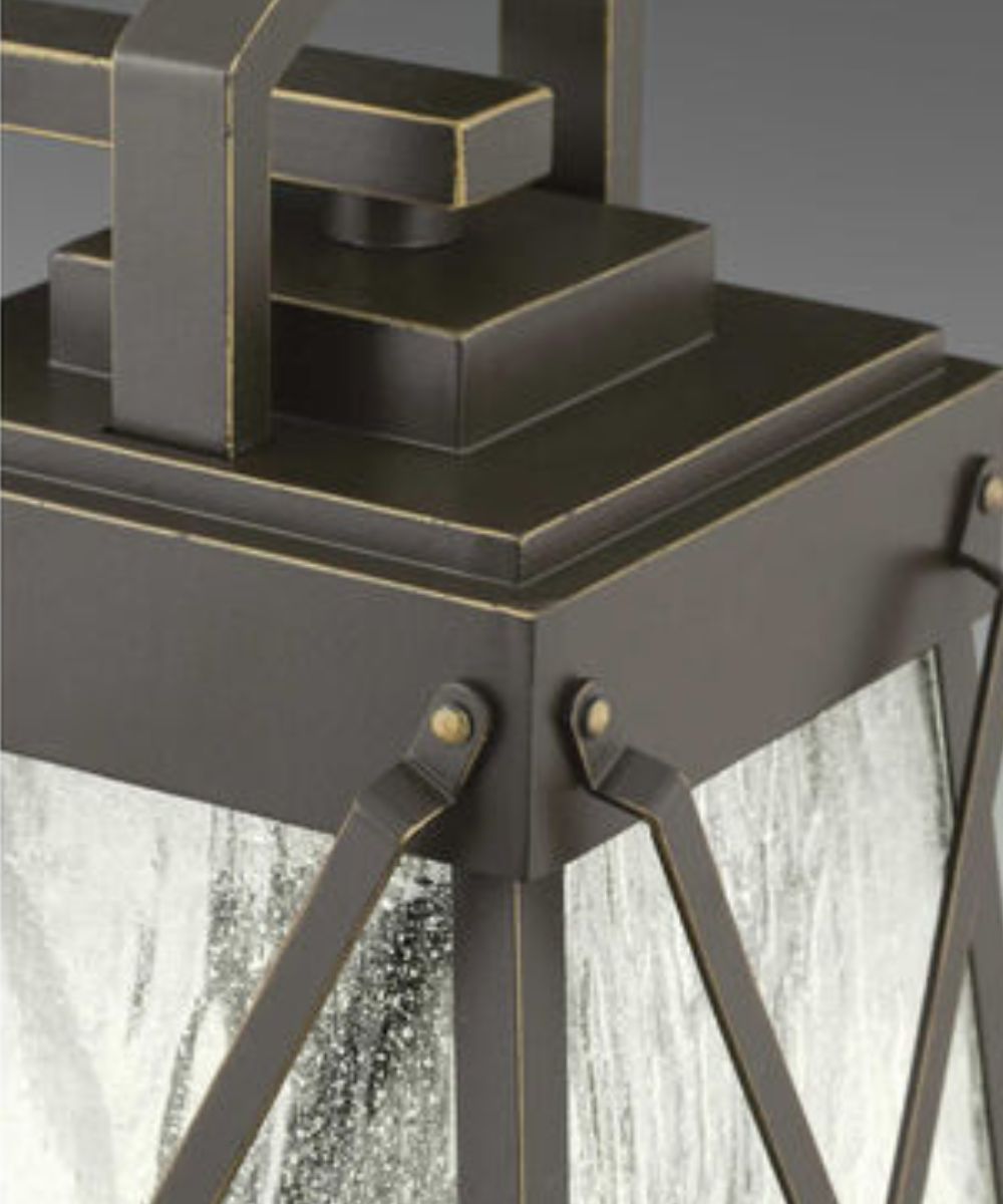 Creighton 1-Light 12"h Small Outdoor Wall-Lantern  Antique Bronze Finish by Progress