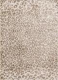Tan Bonhill Leopard Print Area Rug