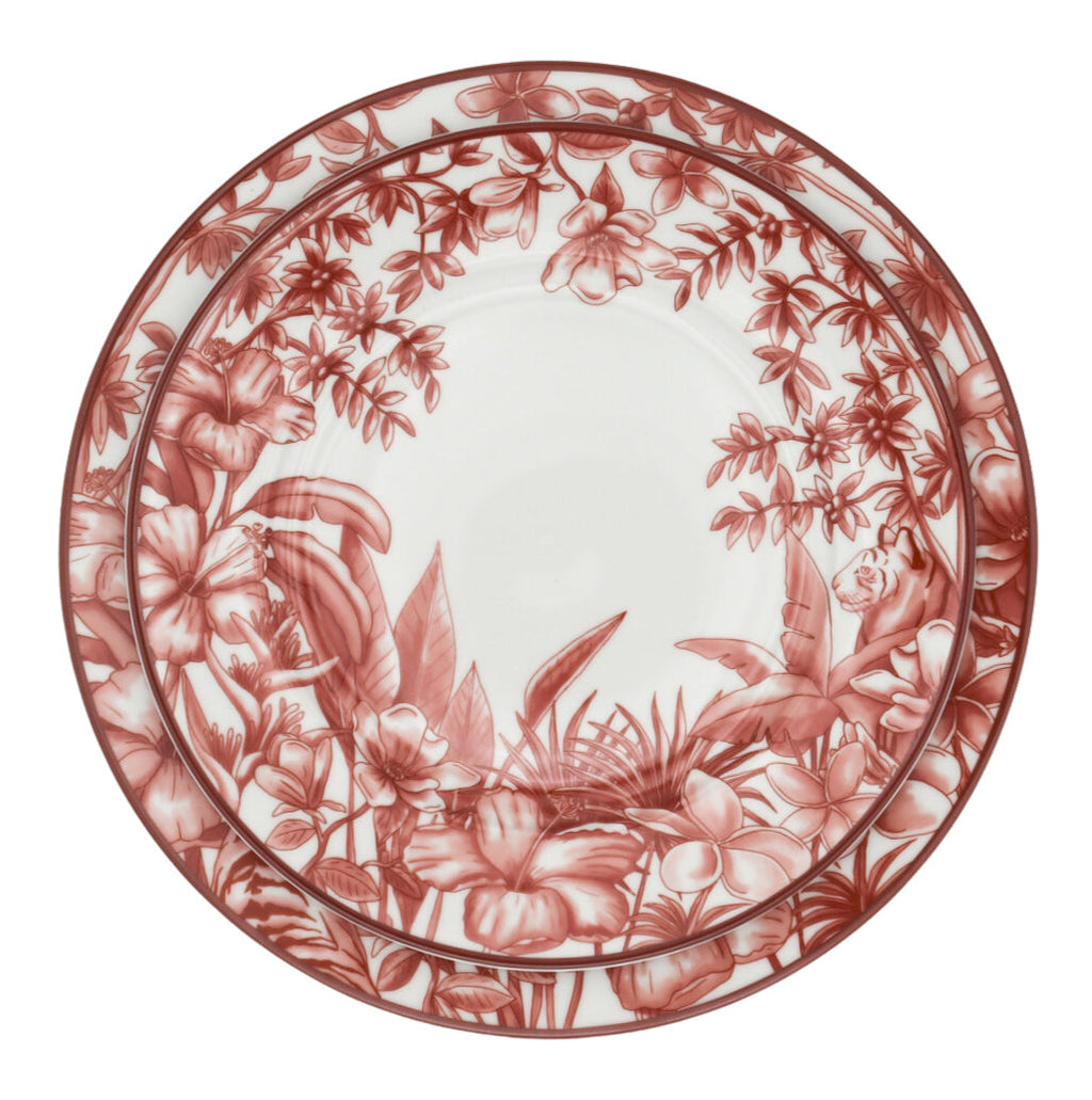 Sepia Estate Porcelain Starter Plates – Set of 4 (+1 Bonus Plate)