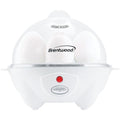 Brentwood Electric 7 Egg Cooker with Auto Shut Off in White