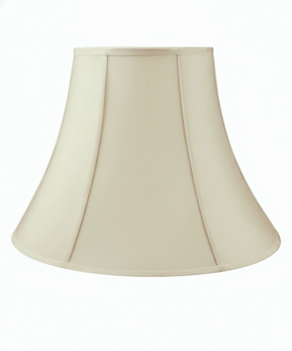 20"W x 15"H Egg Shell Shantung Bell Lampshade