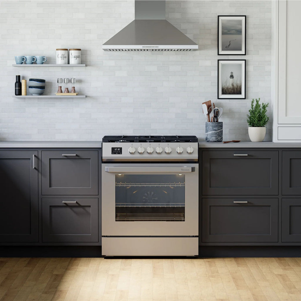 Rangaire 30" Gas Range Convection Oven Slide-in Stainless Steel RRG303TS